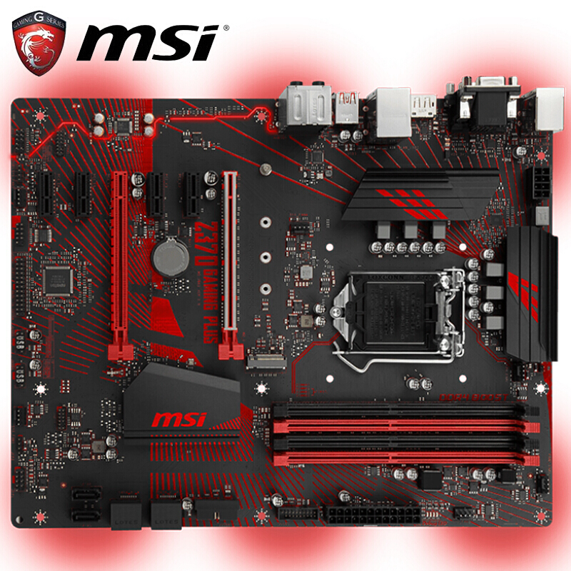 微星msiz370gamingplus游戏电竞主板支持8代处理器1151针z370gaming