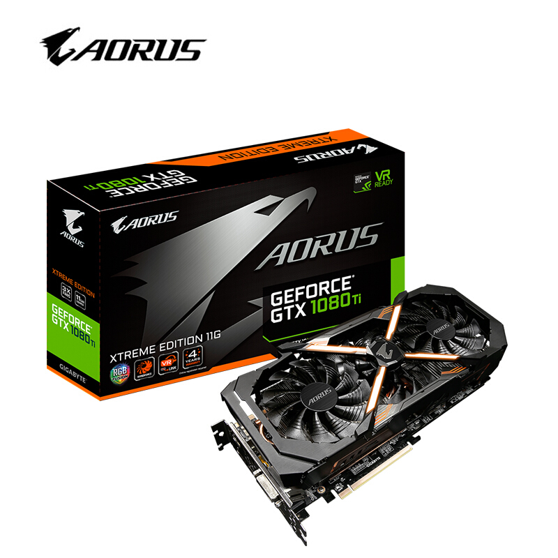 技嘉gv-n108taorus x-11gd aorus gtx1080ti xtreme edition-11gd5x